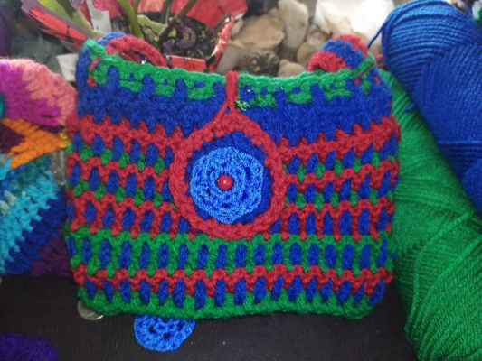 Hand Woven Crocheted Purse